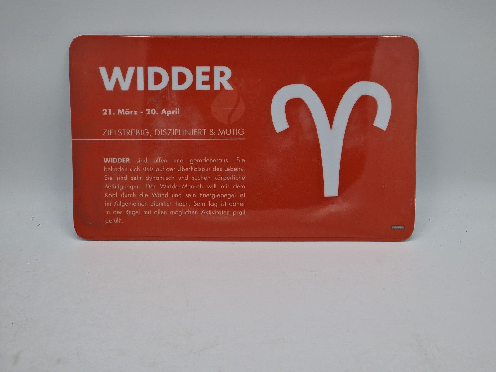 Kesper Frühstücksbrettchen 23,5cm x 14 cm Rutschfest